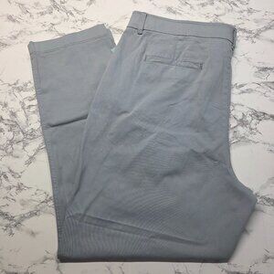 Coldwater Creek 22W Light Sky Blue Elastic Waist Business Casual Khaki Pants